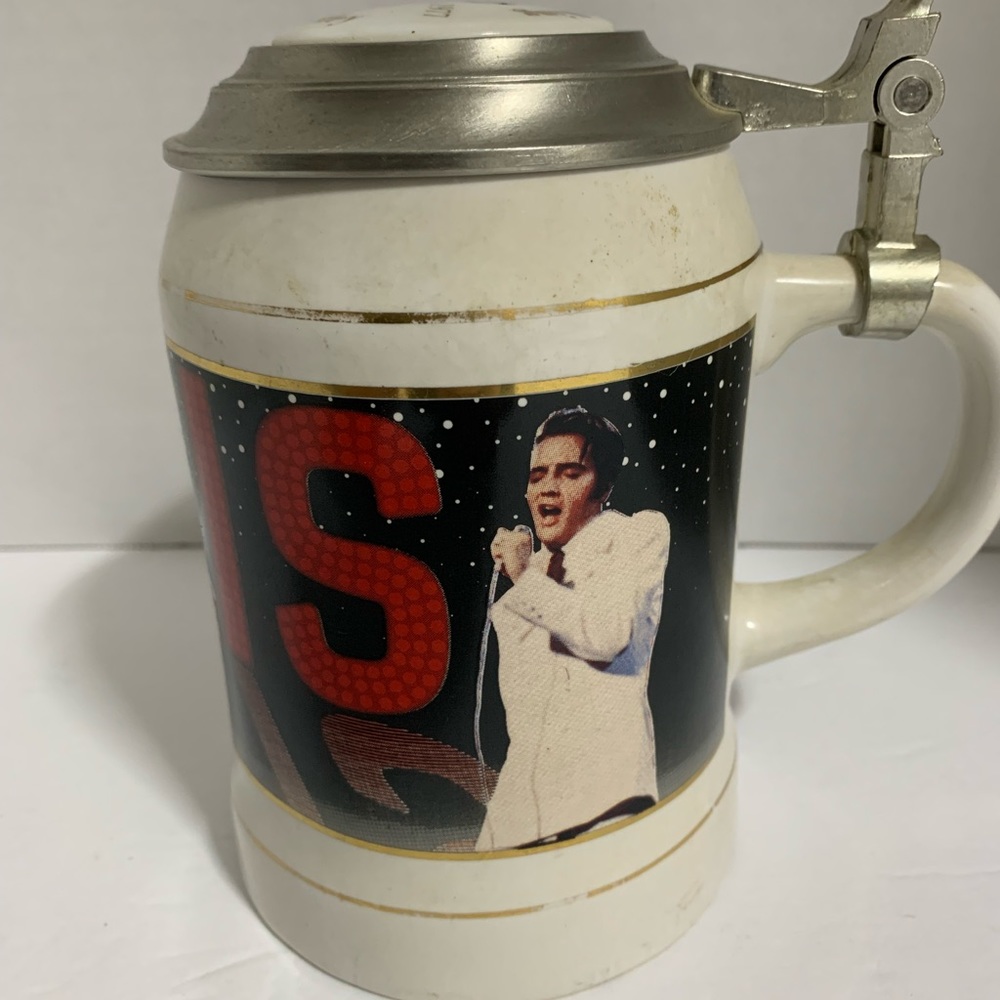 Elvis Presley Life of Still The‎ King 1968 COME BACK SPECIAL Beer Stein 1992